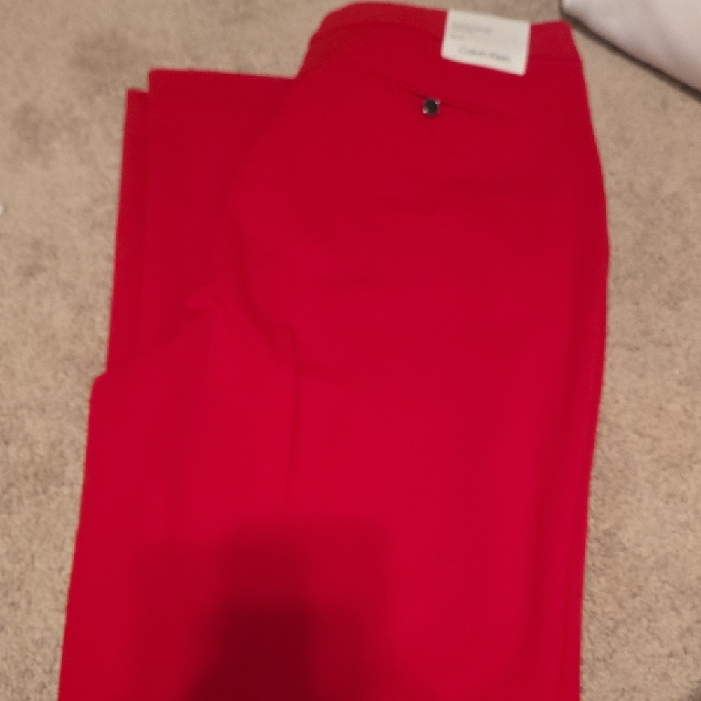 Women's CK Red Suit Pants